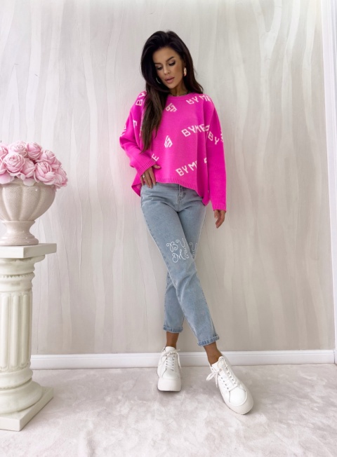 Sweter ZARRA By Me – barbi róż By Me