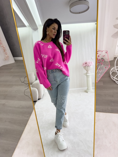 Sweter ZARRA By Me – barbi róż By Me