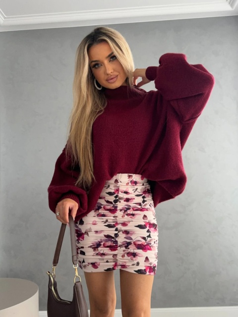 Sweter golf BRENDA – bordo By Me