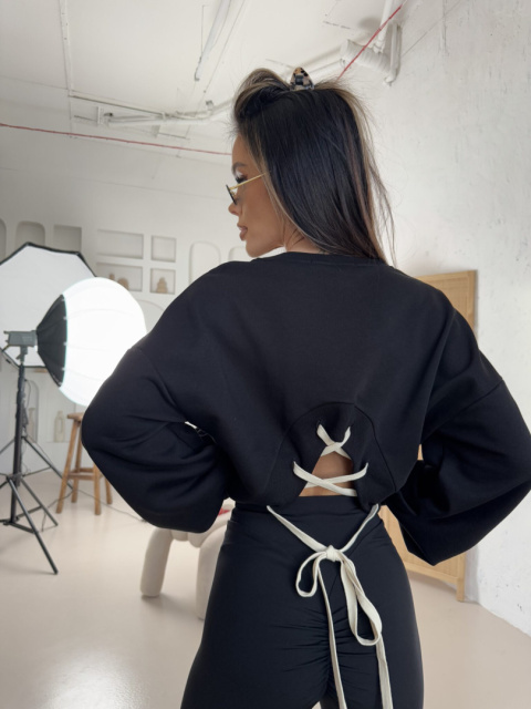 Bluza FLAIR czarna La Manuel