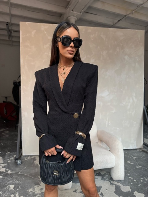 Sukienka SPICE czarna La Manuel