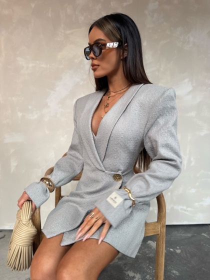 Sukienka SPICE stalowa La Manuel