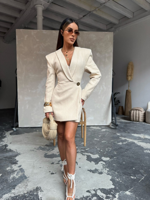 Sukienka SPICE beżowa La Manuel