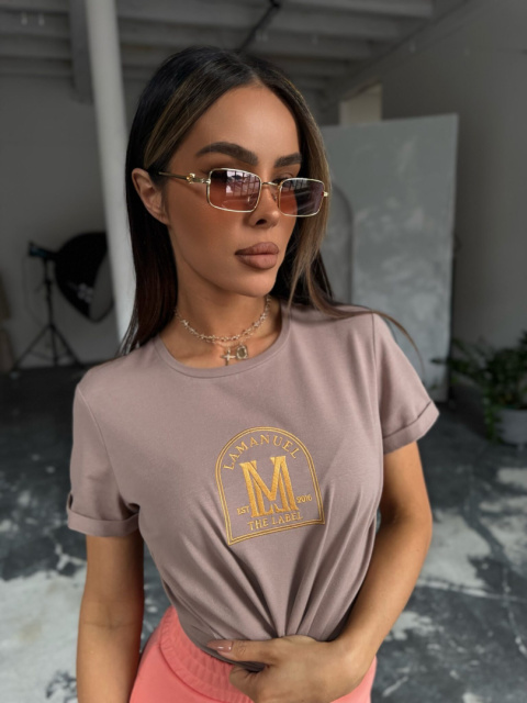 T-shirt AURA latte La Manuel