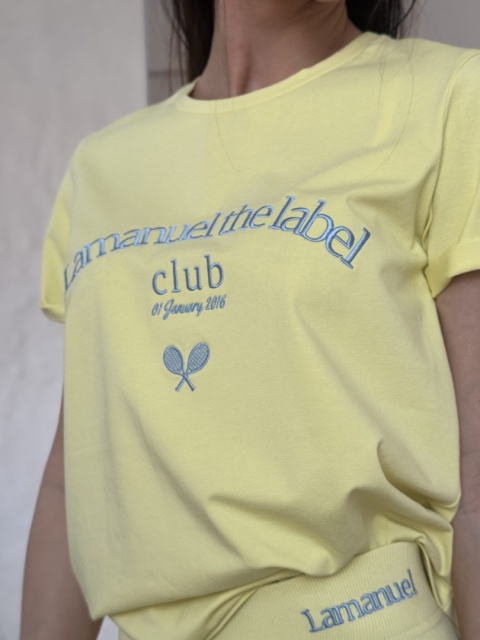 Tshirt BESTIES cytryna La Manuel