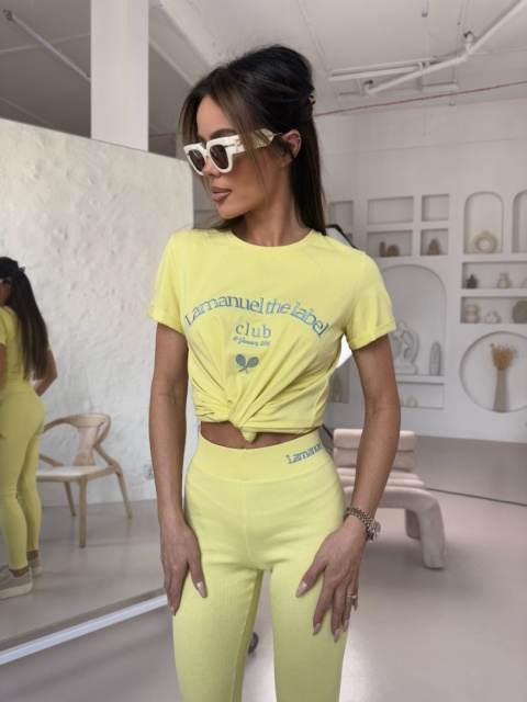 Tshirt BESTIES cytryna La Manuel