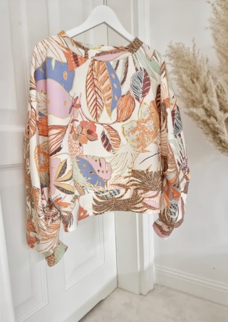 Bluza NAOMI liście - BY ME