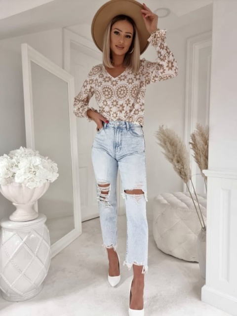 Bluzka ze ściągaczowym rękawem BORUC słońca - BY ME