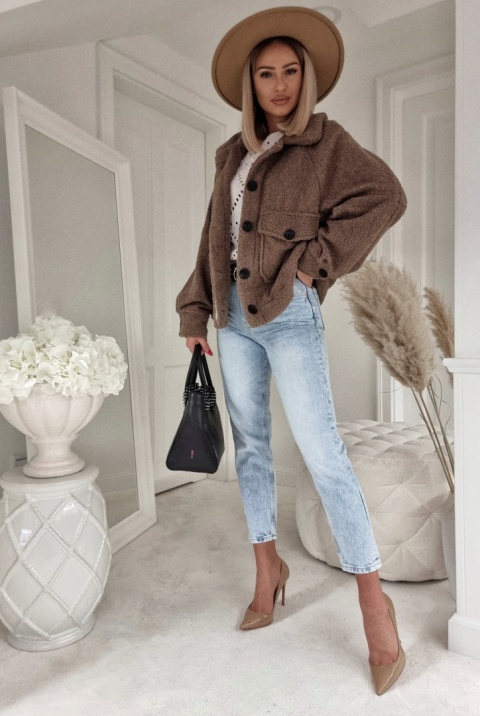 Kożuszek z kieszeniami kakao - BY ME