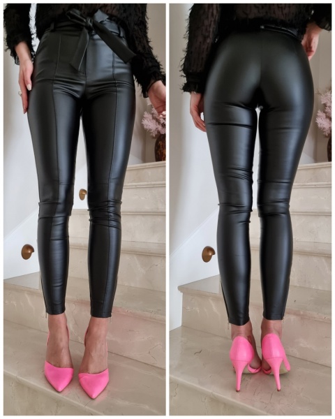 Spodnie woskowane DG czarne - BY ME