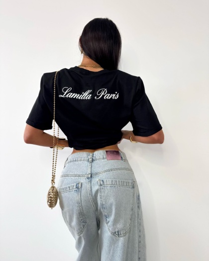 T-shirt Lamilla Paris czarny La Milla