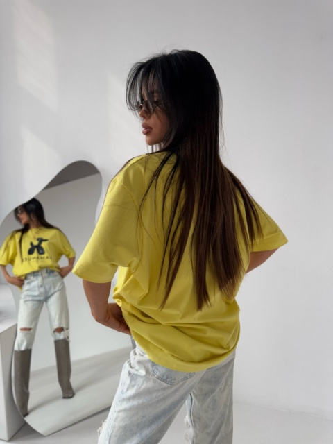 T-shirt TEDDY żółty La Manuel