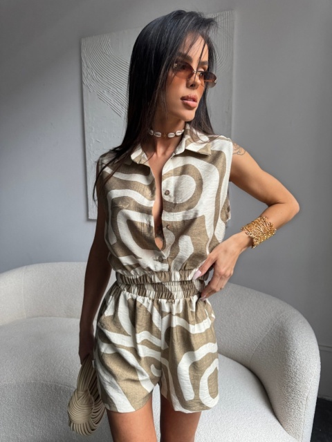 Komplet THE PALM beż La Manuel