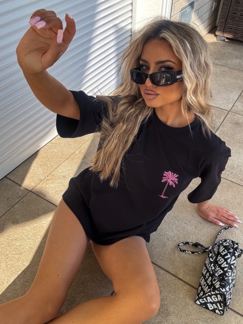 T-shirt PALMS czarny By Me