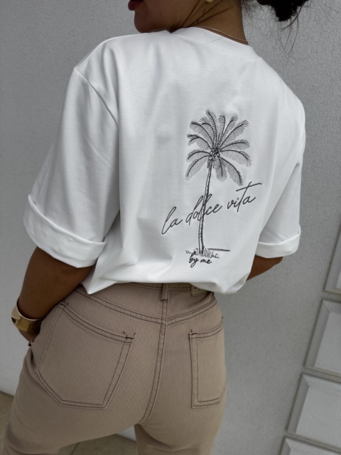T-shirt PALMS ecru By Me T-shirt PALMS ecru By Me