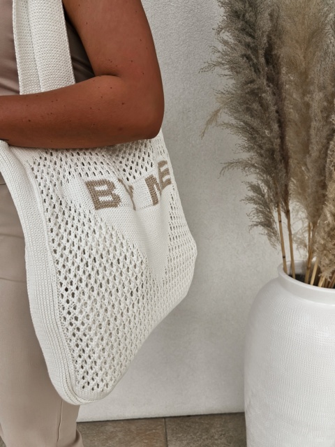 PREORDER Torba ażurowa bawełniana By Me ecru