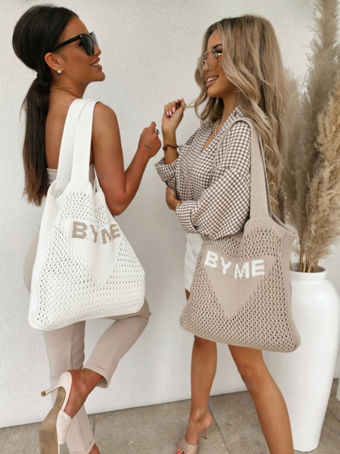 PREORDER Torba ażurowa bawełniana By Me ecru