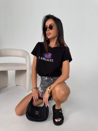 Tshirt DRIP czarny La Manuel