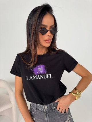 Tshirt DRIP czarny La Manuel
