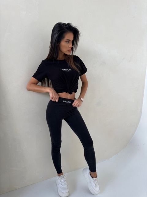 Tshirt MIRA czarny La Manuel Tshirt MIRA czarny La Manuel