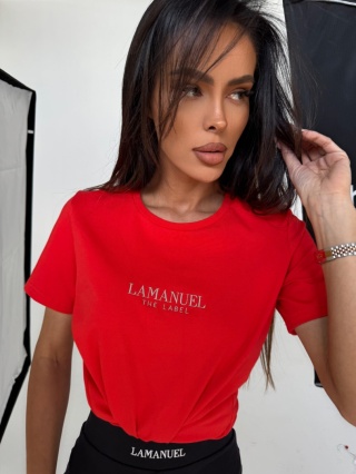 Tshirt MIRA czerwony La Manuel