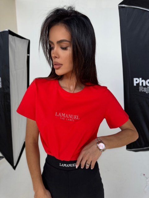 Tshirt MIRA czerwony La Manuel