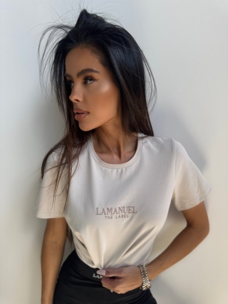 Tshirt MIRA beż La Manuel