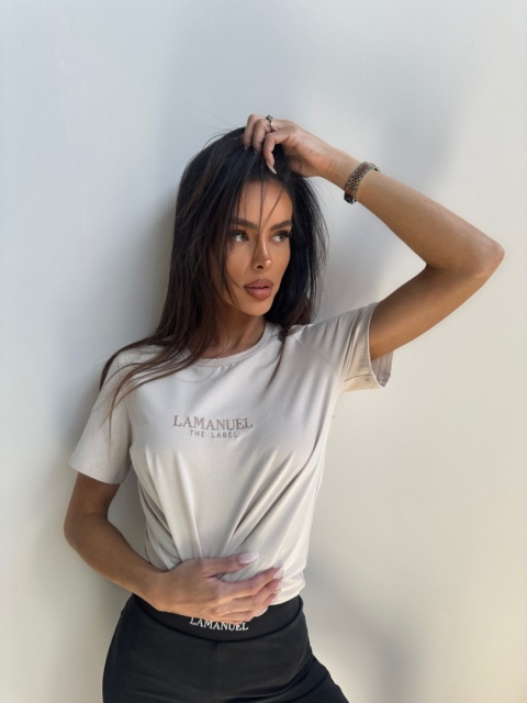Tshirt MIRA beż La Manuel