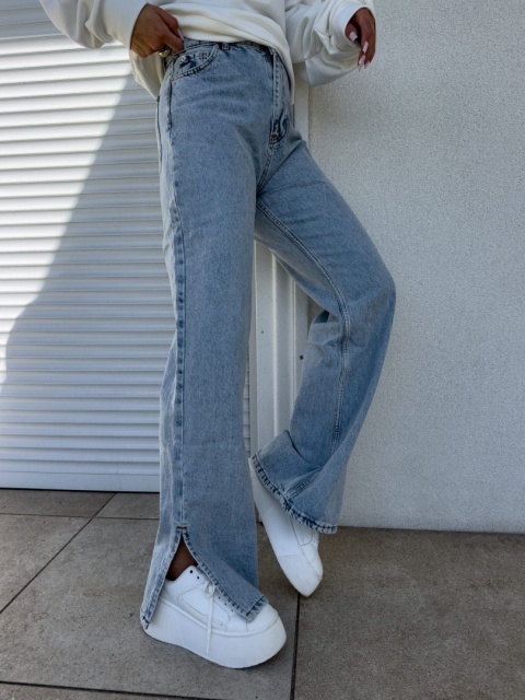 Jeansy FLARED – dark jeans By Me