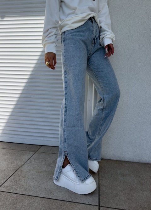 Jeansy FLARED – dark jeans By Me