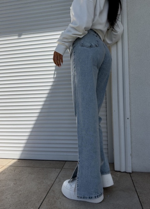 Jeansy FLARED – dark jeans By Me