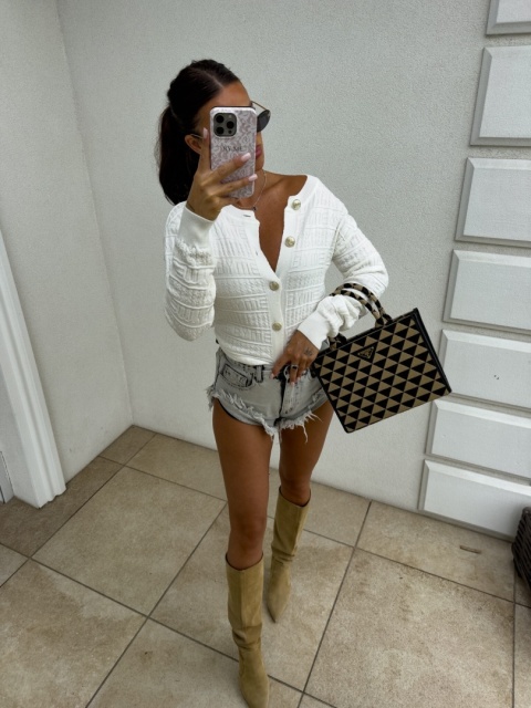 Sweter GIVEN – ecru By Me