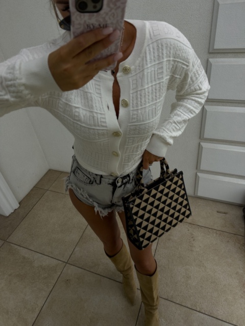 Sweter GIVEN – ecru By Me