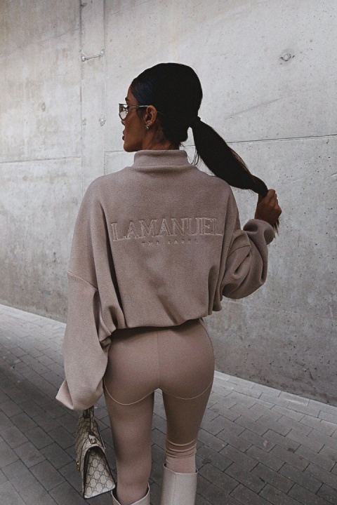 Bluza WARM UP taupe La Manuel