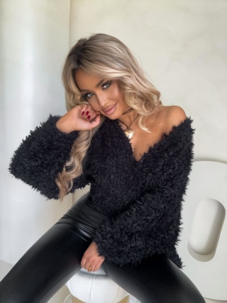 Bluzka KAIRA SHAGGY czarna By Me