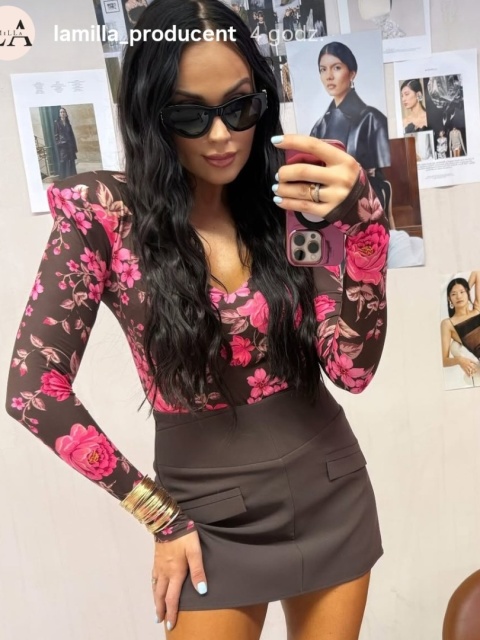 Body czekoladowe w kwiaty La Milla Body czekoladowe w kwiaty La Milla