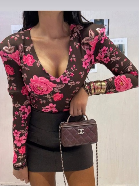 Body czekoladowe w kwiaty La Milla Body czekoladowe w kwiaty La Milla