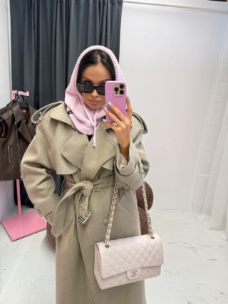 Czapka balaclava jasny róż La Milla