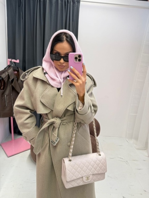 Czapka balaclava jasny róż La Milla Czapka balaclava jasny róż La Milla