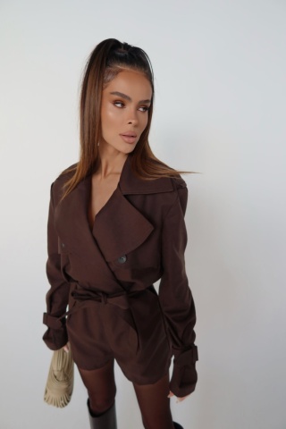 Kombinezon COURT czekolada La Manuel