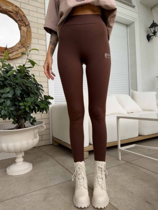 Legginsy WOW czekoladowe By Me