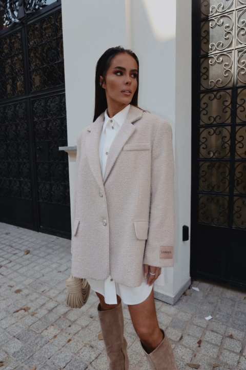 Marynarka FEMININE beż La Manuel