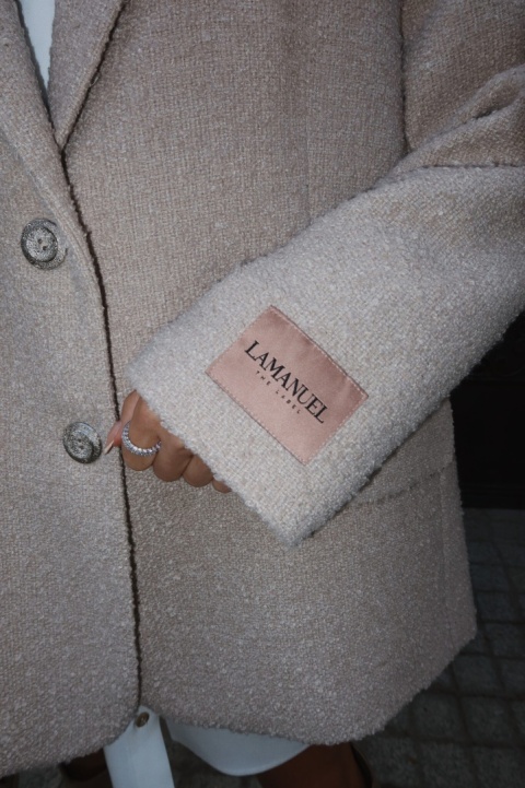 Marynarka FEMININE beż La Manuel