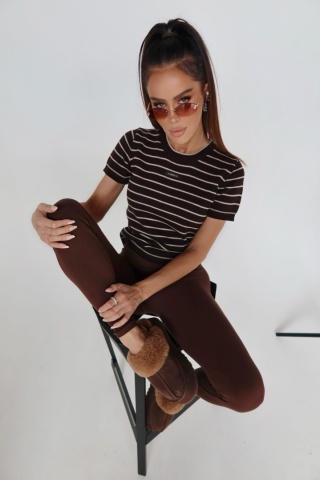Sweter COFFE czekolada La Manuel