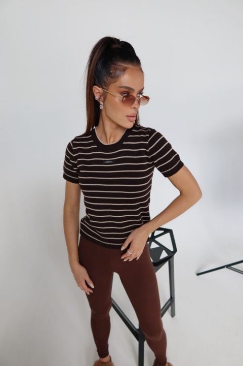 Sweter COFFE czekolada La Manuel