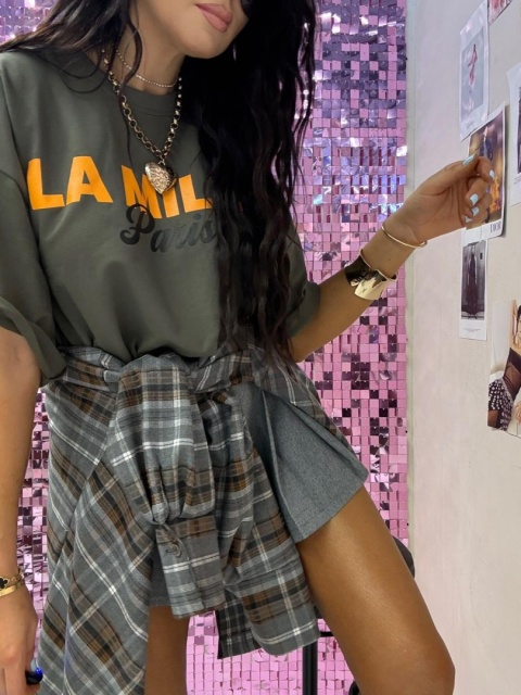Tshirt LAMILLA khaki
