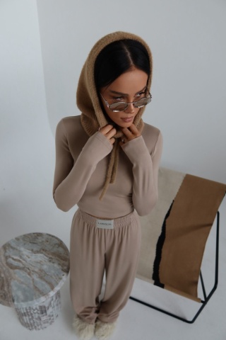 Balaclava TENDER beż La Manuel