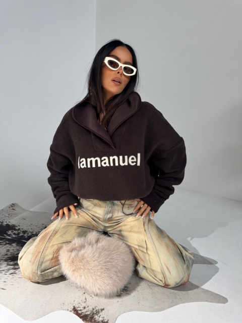 Bluza ASPEN czekoladowa La Manuel