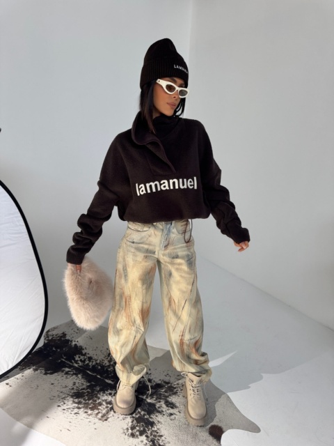 Bluza ASPEN czekoladowa La Manuel