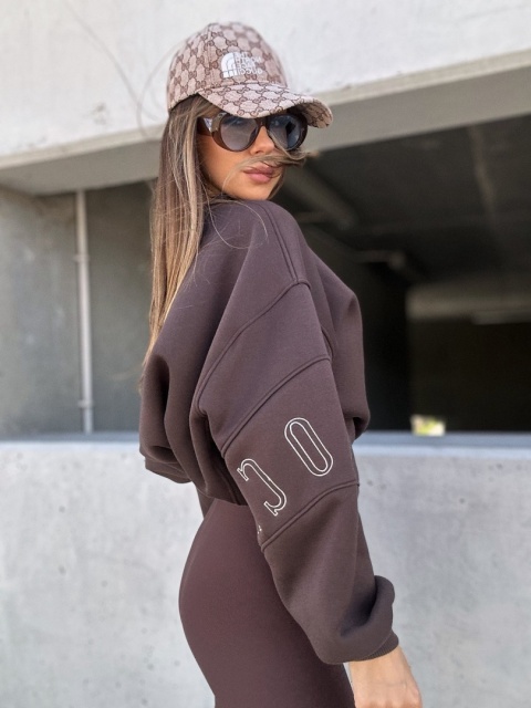 Bluza BASKETA czekoladowy brąz La Coca